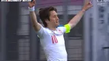 Gól v utkání Rusko - Česko: Rosický - 1:1 (49. min.)