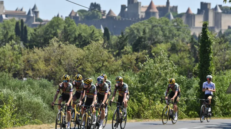Cyklisté strávili volný den Tour v Carcassonne