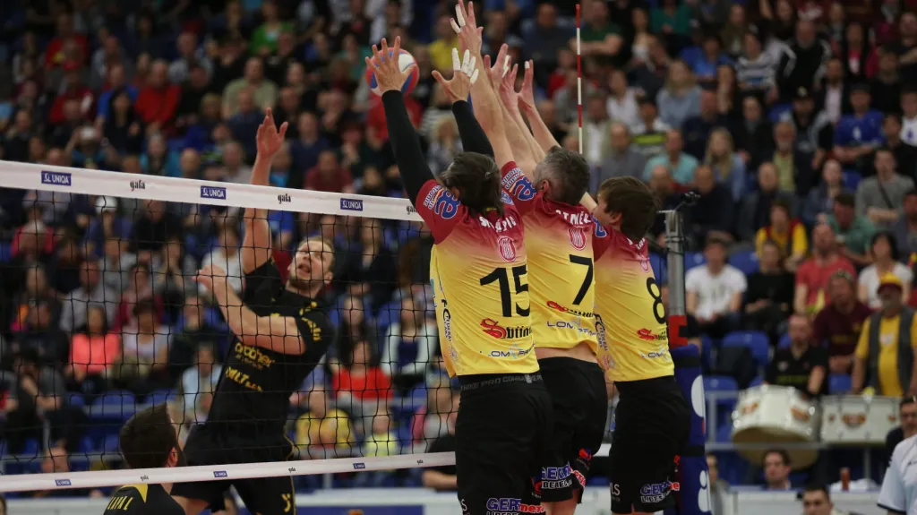 Finálová série volejbalové extraligy Liberec - Brno