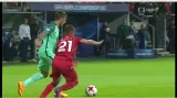 Gól v utkání Makedonie - Portugalsko: Podence - 1:3 (57. min.)