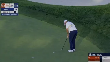 Evropa v poslední den těsně uhájila vedení v Ryder Cupu