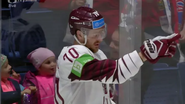 Gól v utkání Norsko - Lotyšsko: Indrašis - 1:1 (23. min.)