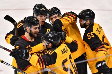 Radost německých hokejistů