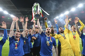 Italové slaví triumf na Euru 2020