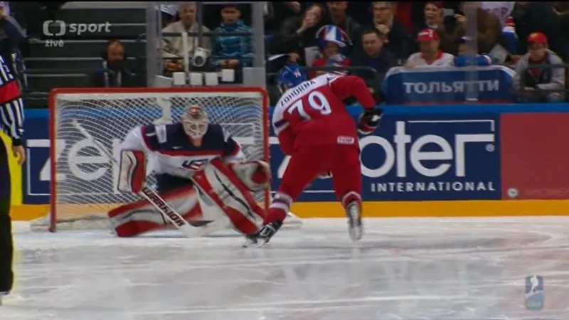 Moment v utkání Česko - USA: Rozhodující samostatné nájezdy
