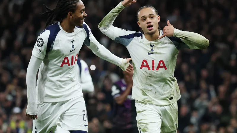 Radost hráčů Tottenhamu