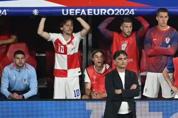 Luka Modrič a chorvatská lavička