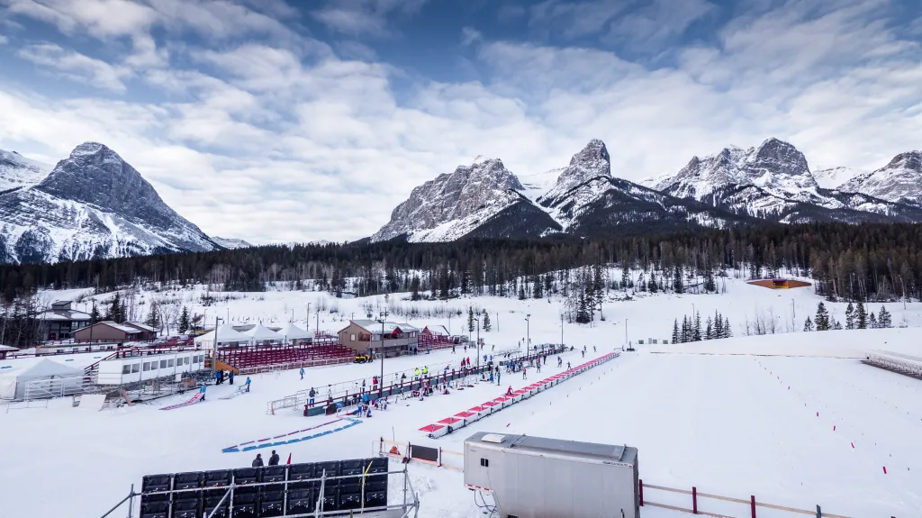 Dějiště SP v biatlonu v kanadském Canmore