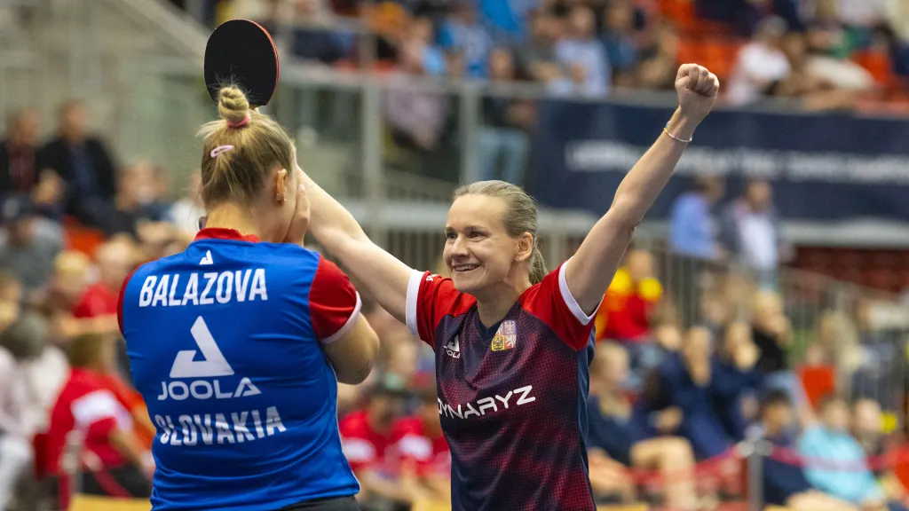 Hana Matelová s Barborou Balážovou