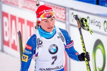 Česká biatlonistka Veronika Vítková