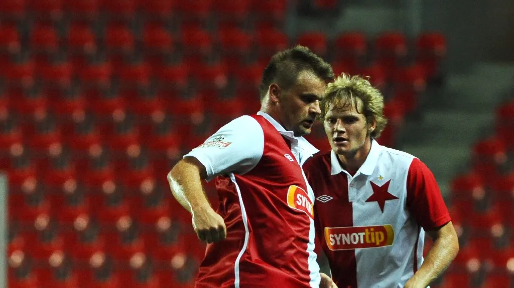 Hráči Slavie Praha