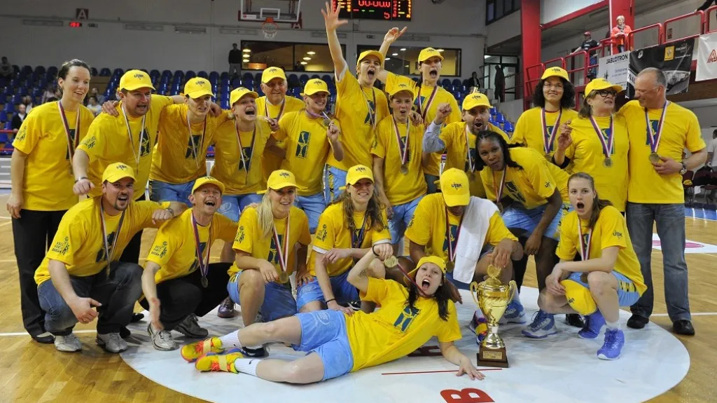 Vítězky ženské basketbalové ligy ZVVZ USK Praha