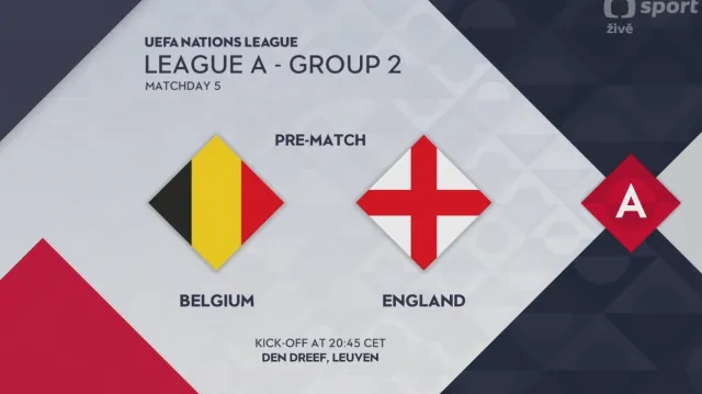 Sestřih utkání Belgie - Anglie