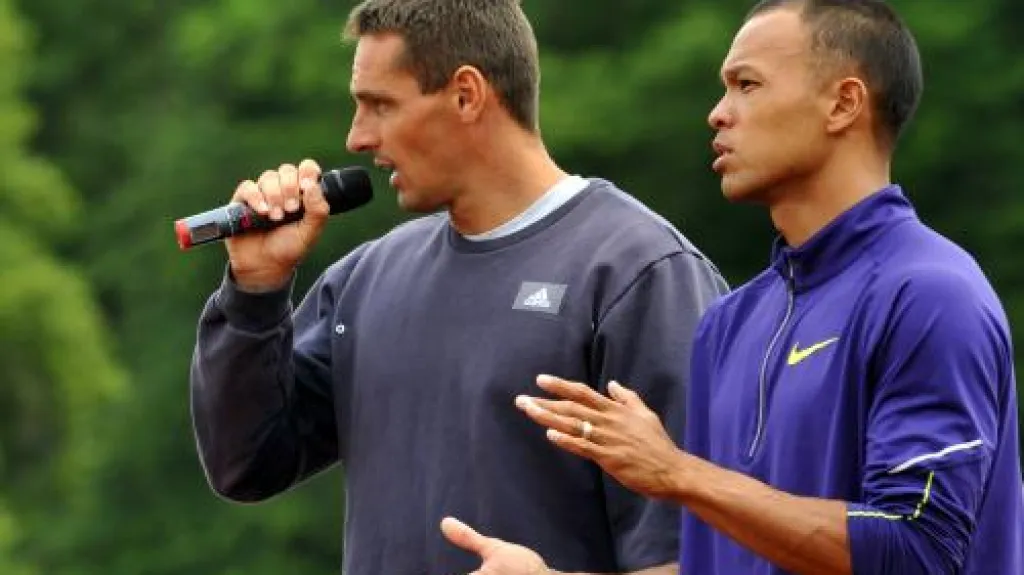 Roman Šebrle a Bryan Clay