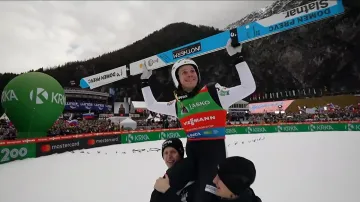 Prevcův světový rekord na mamutím můstku v Planici