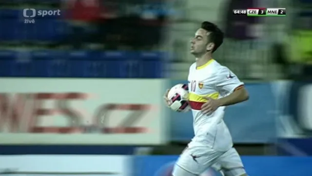 Gól v utkání Česko 21 - Černá Hora 21: Jankovič - 3:2 (65. min.)