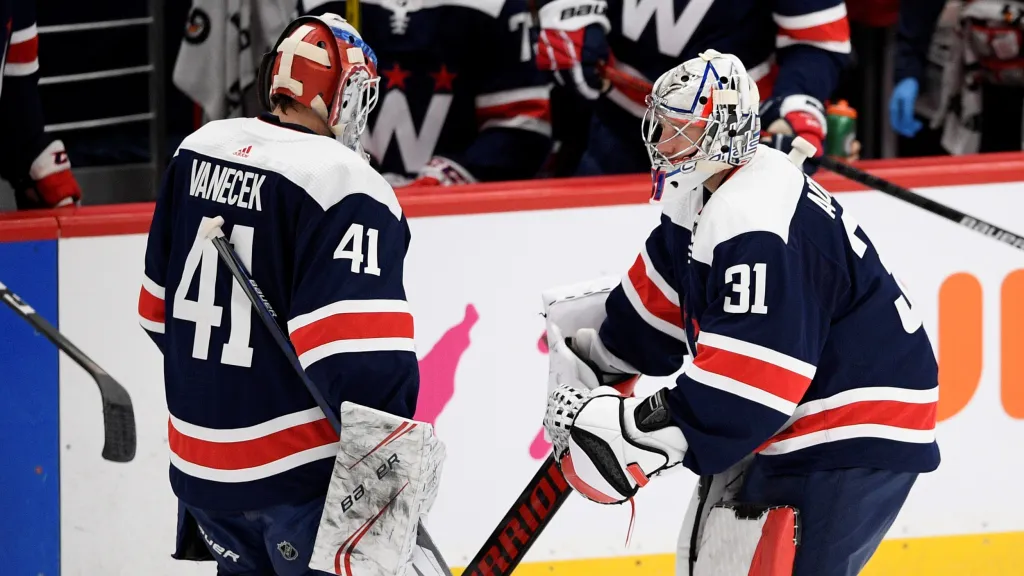 Vaněčka střídá v brance Capitals Craig Anderson 