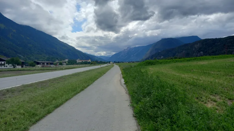 Cyklostezka v Innstalu