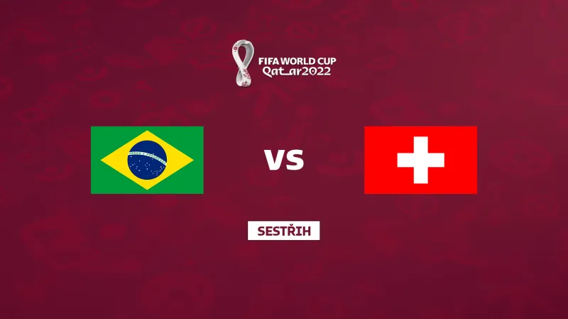Sestřih utkání Brazílie – Švýcarsko