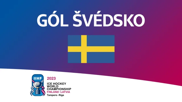 Gól v utkání Švédsko – Lotyšsko: Liljegren – 1:1 (30. min.)