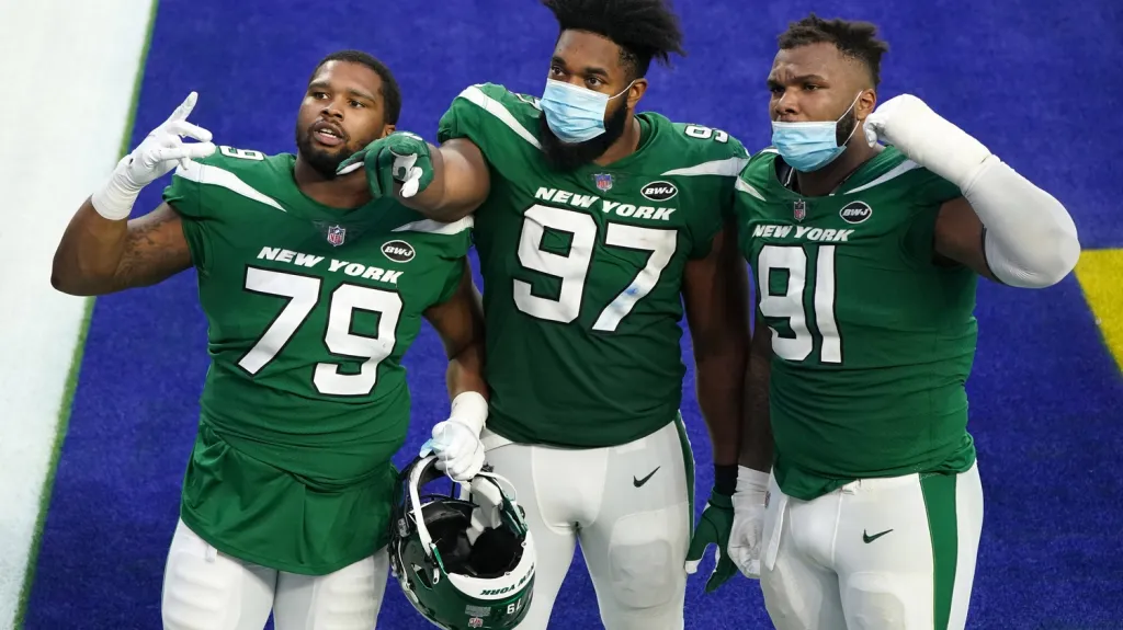 Radost hráčů New York Jets