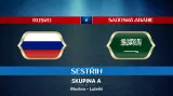 Sestřih utkání Rusko - Saúdská Arábie