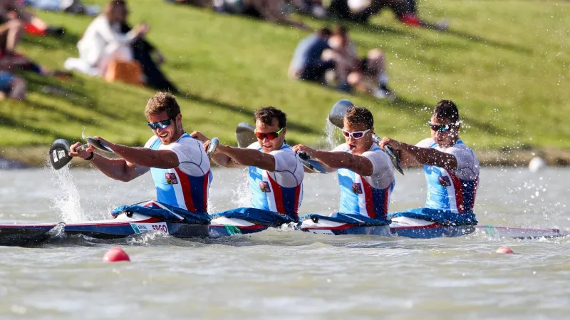 Český čtyřkajak na nejlepší nestačil