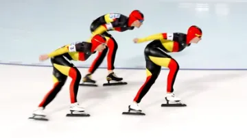 Tým německých rychlobruslařek