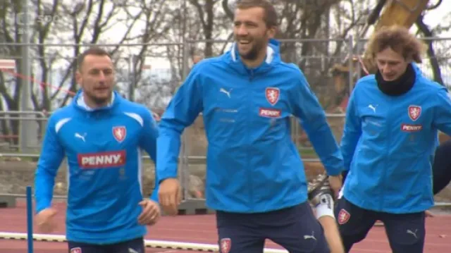 Fotbalová reprezentace se chystá na Albánii