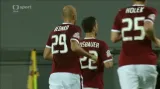 Gól v utkání Sparta - Ostrava: Hušbauer - 1:1 (37. min.)