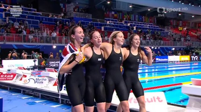 Australanky ovládly kraulařskou štafetu