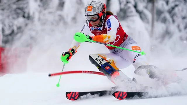 Jízdy nejlepších ve 2. kole ve slalomu v Kranjské Goře