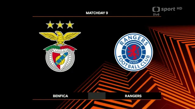 Sestřih utkání Benfica Lisabon – Glasgow Rangers