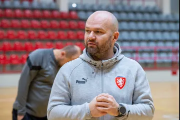 Trenér futsalové reprezentace Marek Kopecký