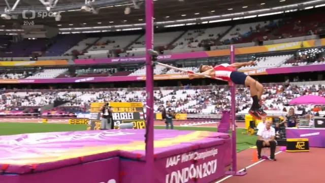 Nejlepší výkon Helceleta ve výškařském sektoru