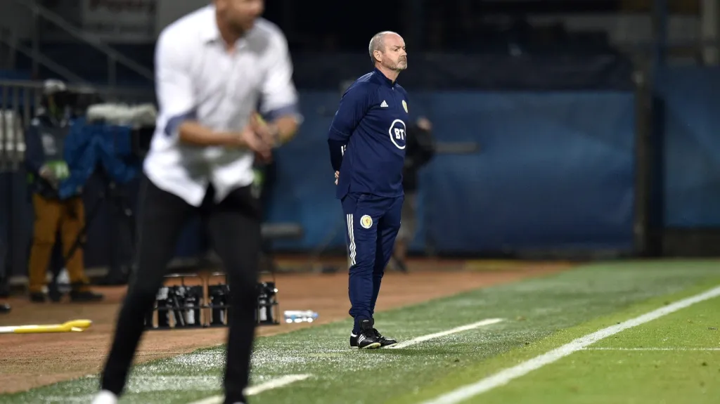 Kouč skotské reprezentace Steve Clarke a před ním David Holoubek