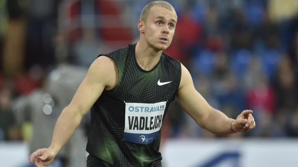 Oštěpař Jakub Vadlejch na atletickém mítinku Zlatá tretra