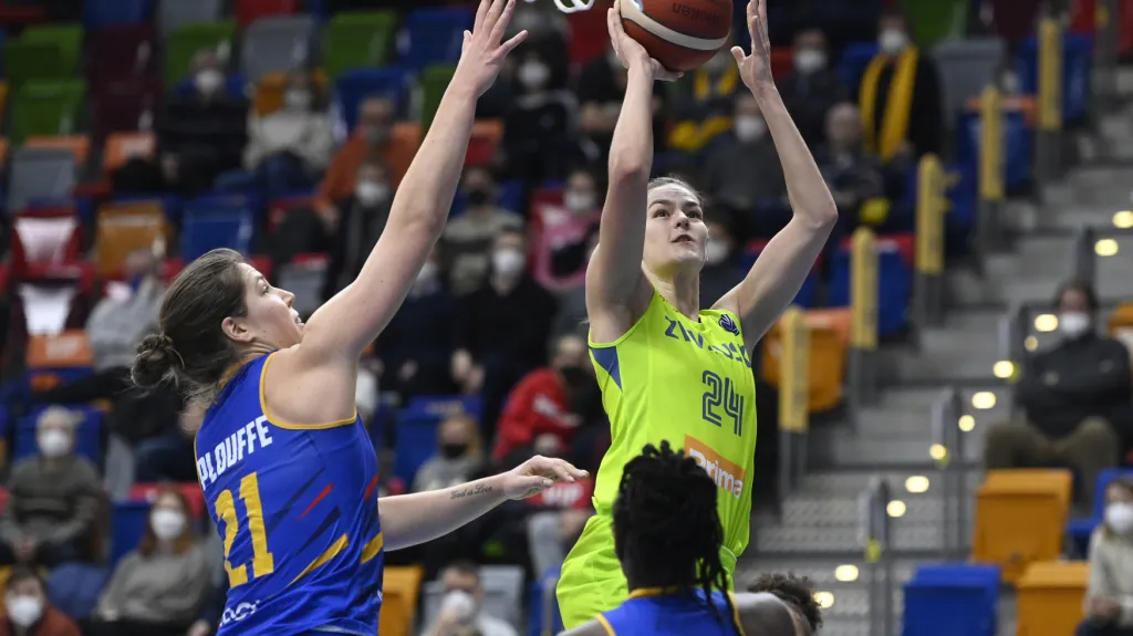 Veronika Voráčková z USK Praha v akci