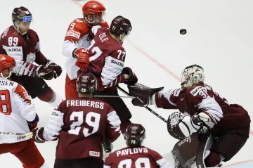 Utkání Lotyšsko - Dánsko