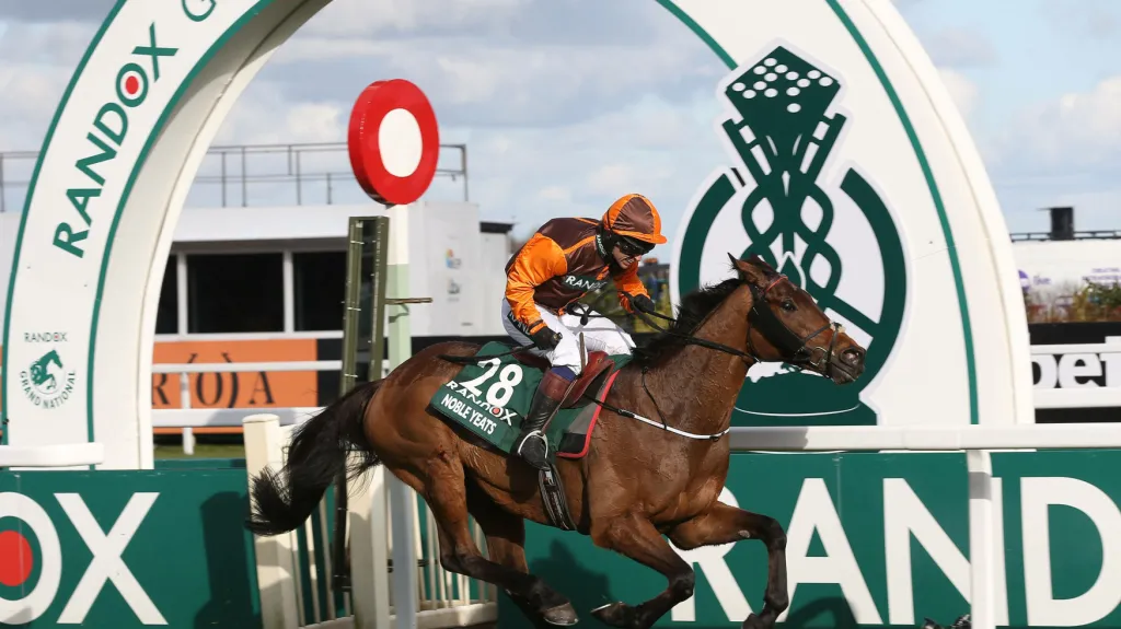 Nobel Yeats s žokejem Samem Waley-Cohenem
