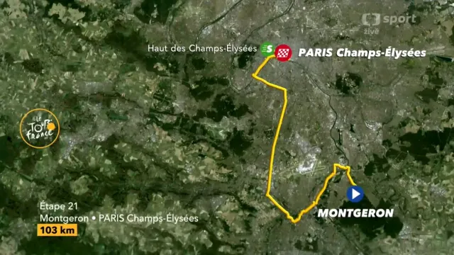 Představení 21. etapy Tour de France 2017