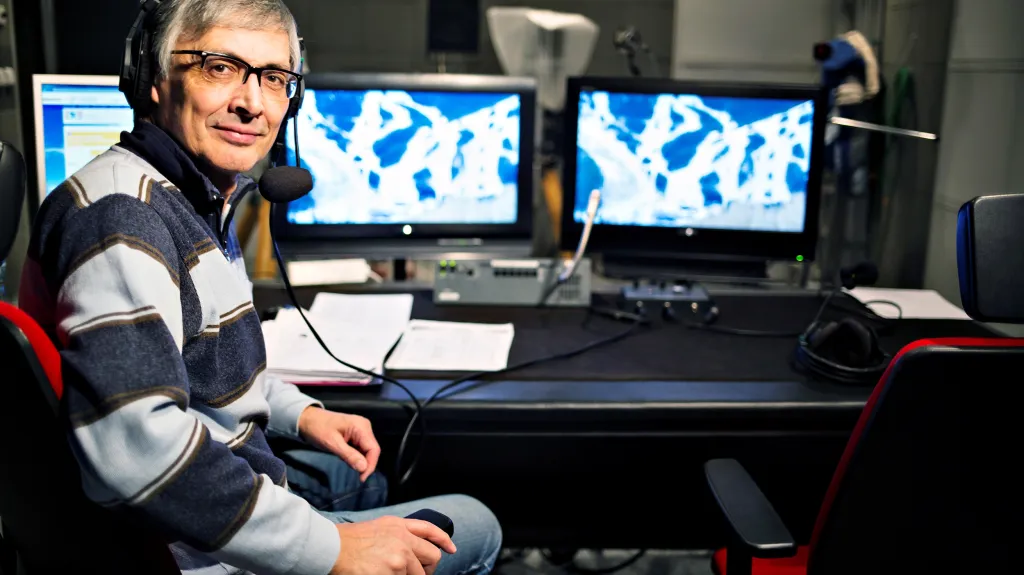 Komentátor České televize Petr Vichnar