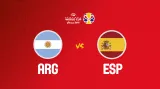 Záznam utkání Argentina – Španělsko