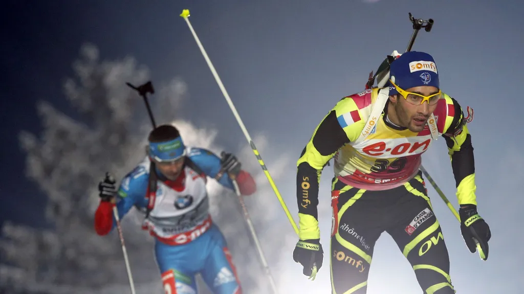 Martin Fourcade (vpravo)