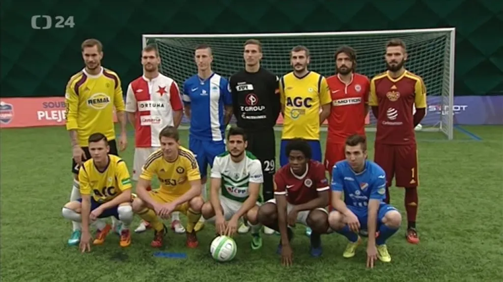 Prvoligoví fotbalisté se utkali v dovednostních soutěžích