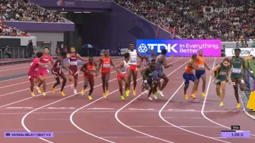 Američané nezvládli rozběh štafet na 4x400 m