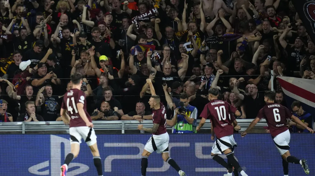 Fotbalisté pražské Sparty