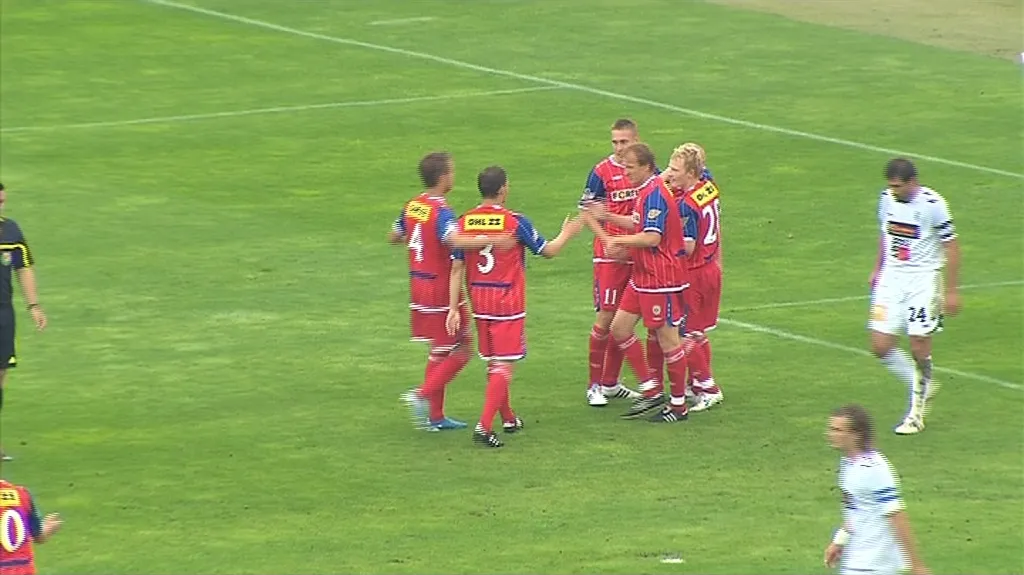 Fotbalisté brněnské Zbrojovky