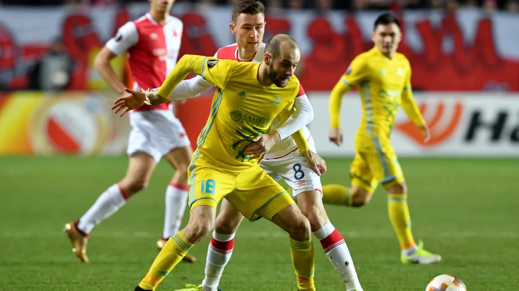 Utkání Slavia Praha - Astana
