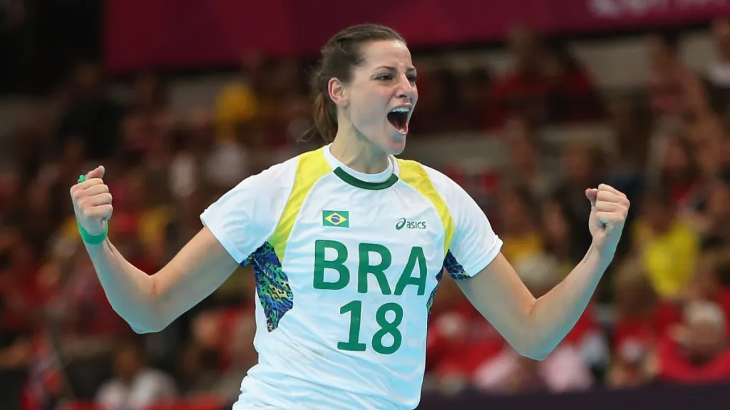 Brazilská házenkářka Eduarda Amorimová